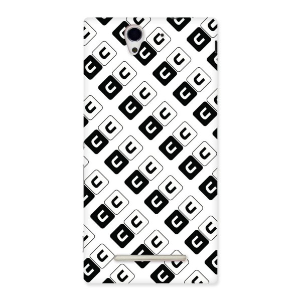 CoversCart Diagonal Banner Back Case for Sony Xperia C3