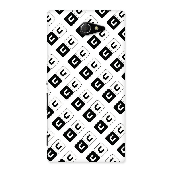 CoversCart Diagonal Banner Back Case for Sony Xperia M2