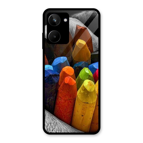 Crayons Beautiful Glass Back Case for Realme 10