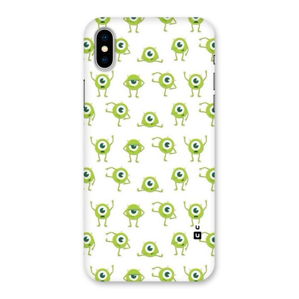 Crazy Green Maniac Back Case for iPhone X