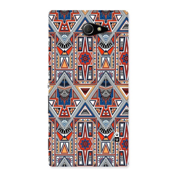Creative Aztec Art Back Case for Sony Xperia M2