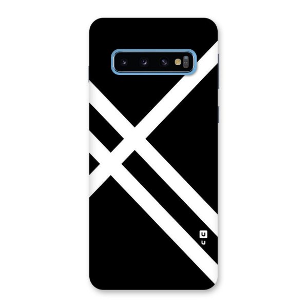 CrissCross Lines Back Case for Galaxy S10