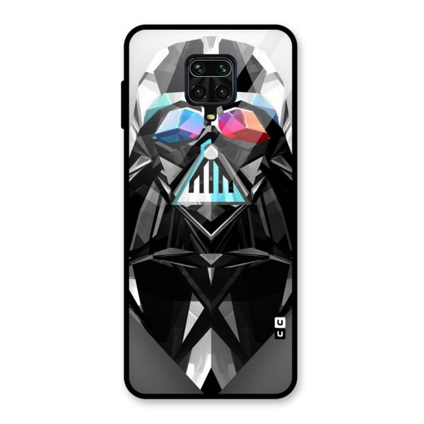 Crystal Robot Glass Back Case for Redmi Note 9 Pro Max