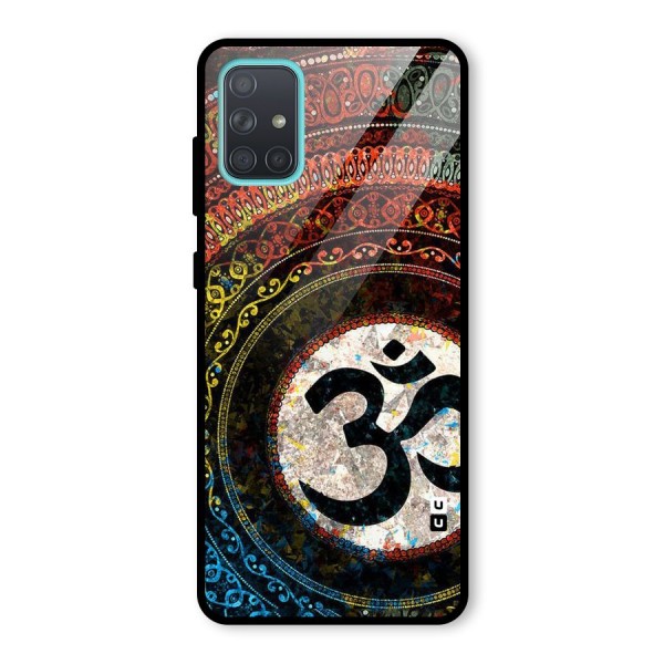 Culture Om Design Glass Back Case for Galaxy A71