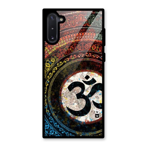 Culture Om Design Glass Back Case for Galaxy Note 10