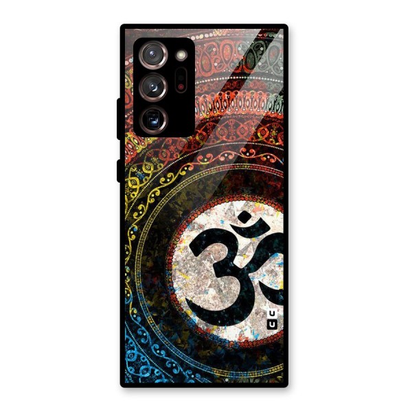 Culture Om Design Glass Back Case for Galaxy Note 20 Ultra