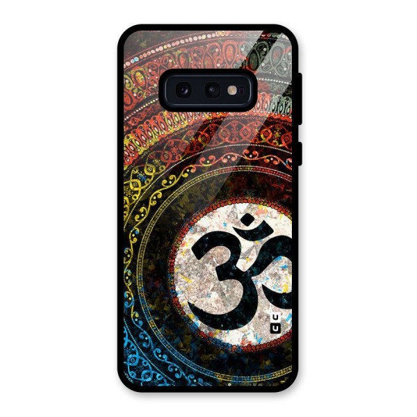 Culture Om Design Glass Back Case for Galaxy S10e