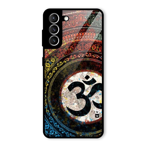 Culture Om Design Glass Back Case for Galaxy S21 5G