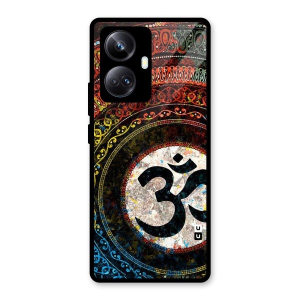 Culture Om Design Glass Back Case for Realme 10 Pro Plus