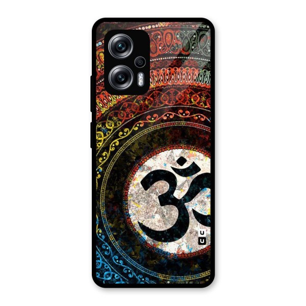 Culture Om Design Glass Back Case for Redmi K50i