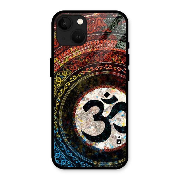 Culture Om Design Glass Back Case for iPhone 13