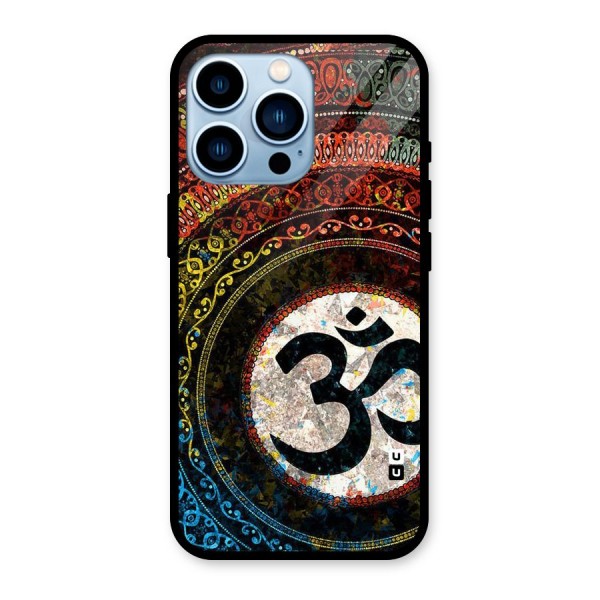 Culture Om Design Glass Back Case for iPhone 13 Pro