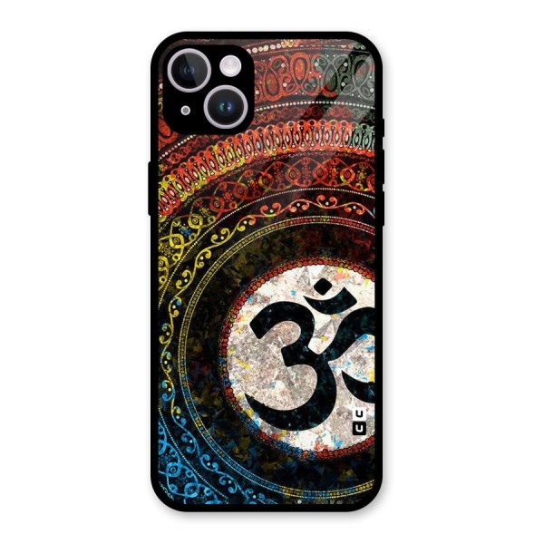 Culture Om Design Glass Back Case for iPhone 14 Plus