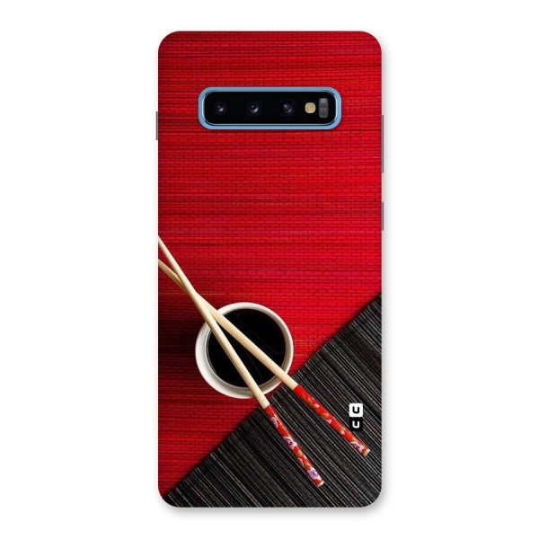Cup Chopsticks Back Case for Galaxy S10 Plus