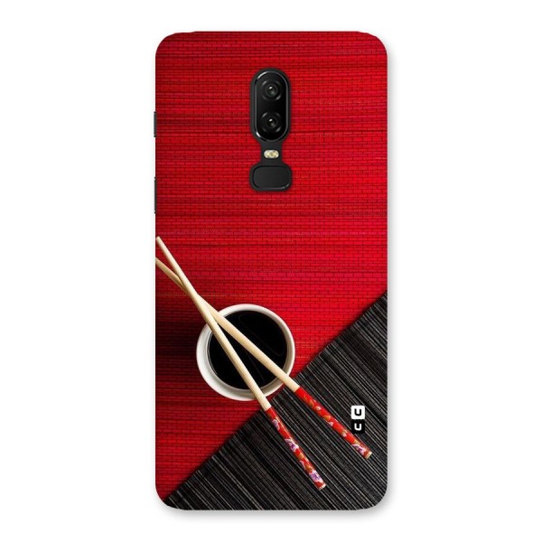 Cup Chopsticks Back Case for OnePlus 6