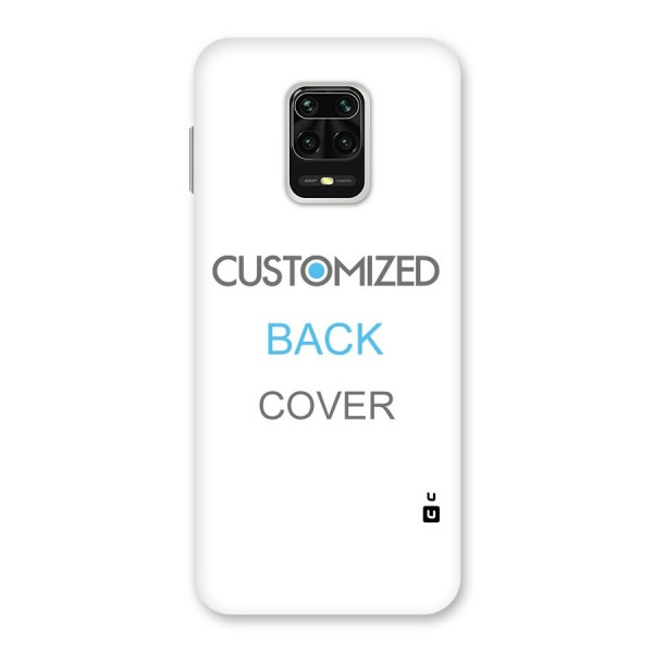 Customized Back Case for Redmi Note 9 Pro Max