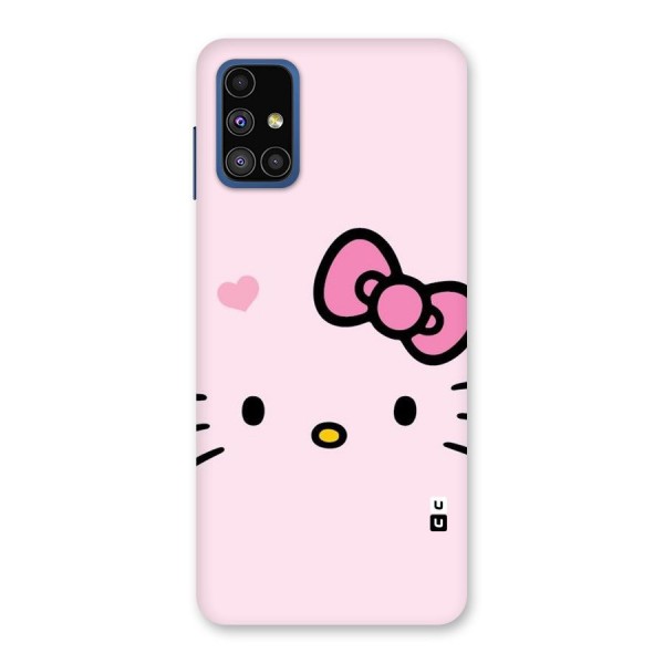 Cute Bow Face Back Case for Galaxy M51
