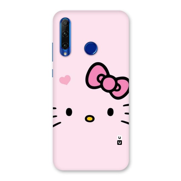 Cute Bow Face Back Case for Honor 20i