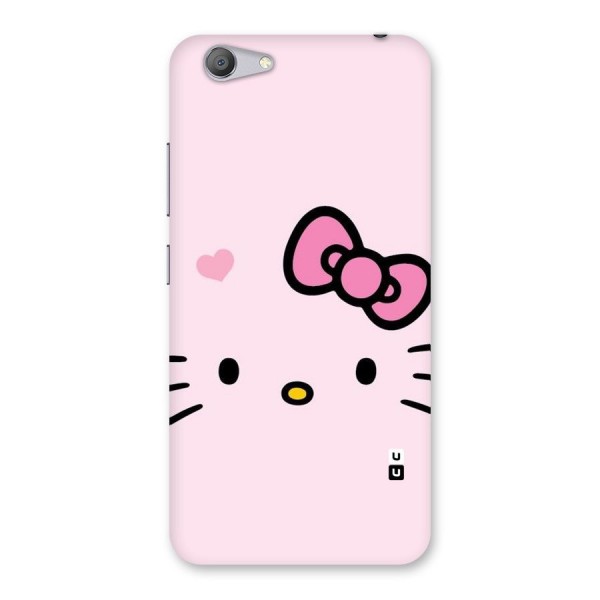 Cute Bow Face Back Case for Vivo Y53