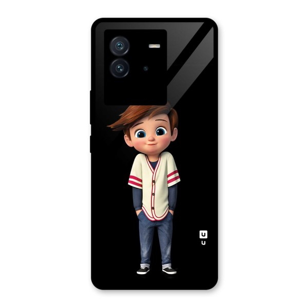 Cute Boy Tim Glass Back Case for Vivo iQOO Neo 6 5G