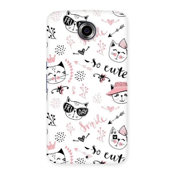 Cute Cat Swag Back Case for Nexsus 6