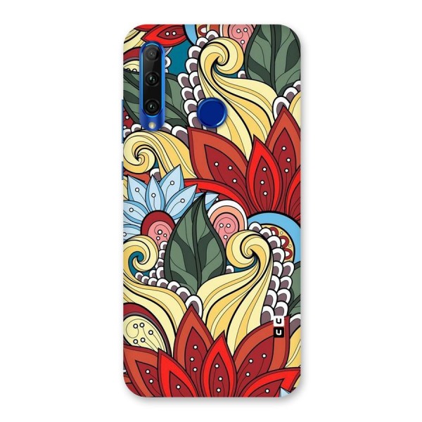 Cute Doodle Back Case for Honor 20i