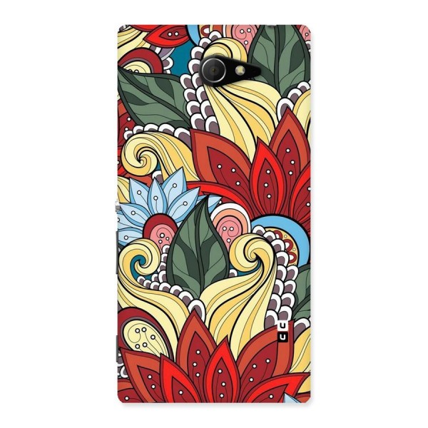 Cute Doodle Back Case for Sony Xperia M2