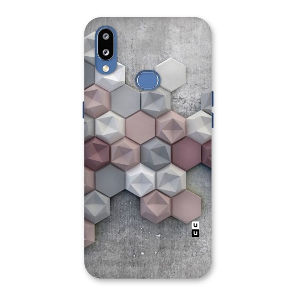 Cute Hexagonal Pattern Back Case for Galaxy M01s