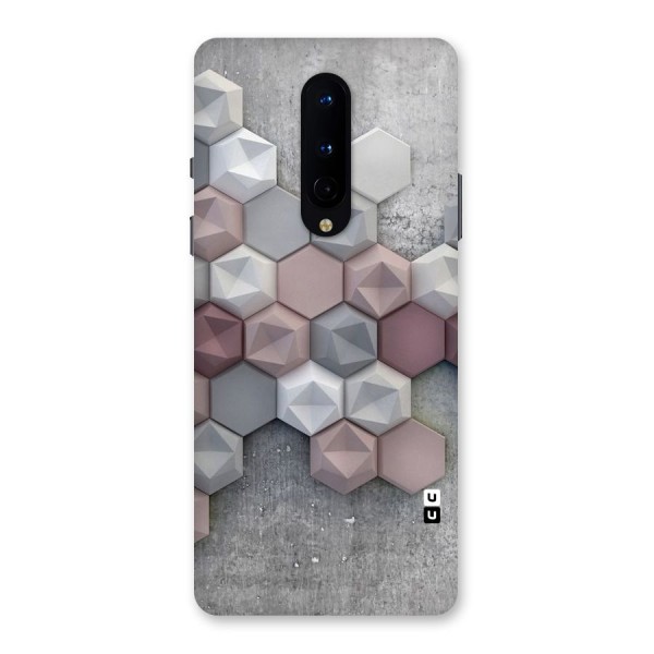 Cute Hexagonal Pattern Back Case for OnePlus 8