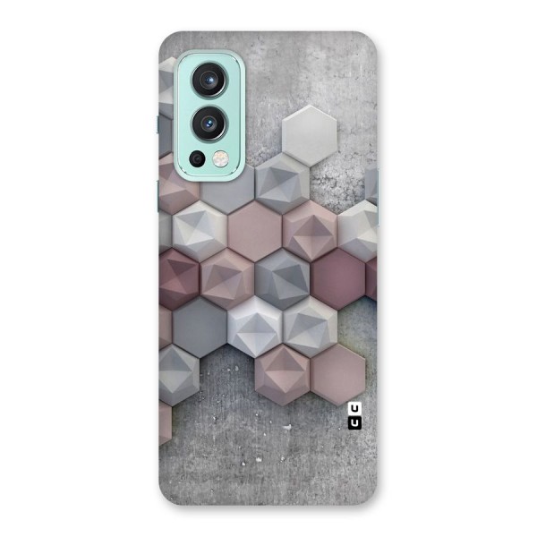 Cute Hexagonal Pattern Back Case for OnePlus Nord 2 5G