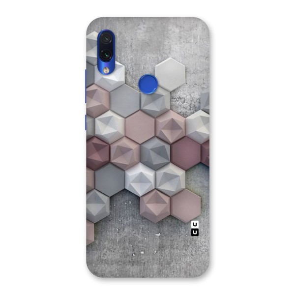Cute Hexagonal Pattern Back Case for Redmi Note 7