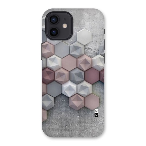 Cute Hexagonal Pattern Back Case for iPhone 12