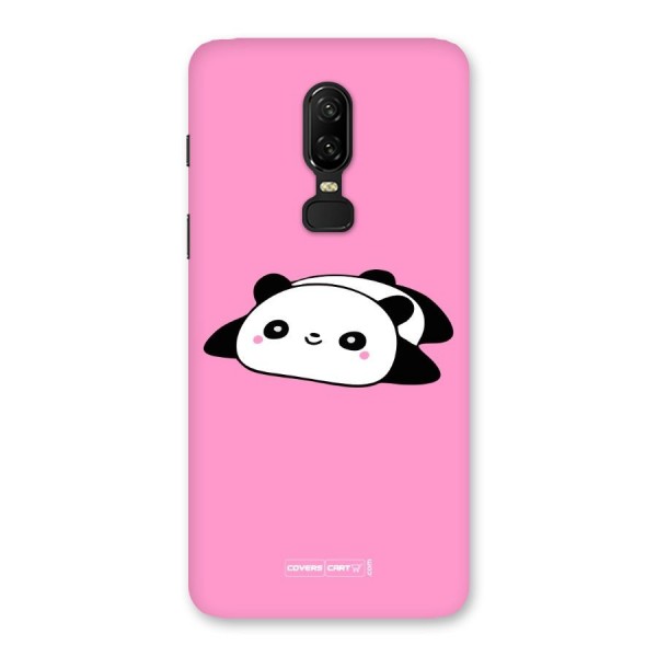Cute Lazy Panda Back Case for OnePlus 6