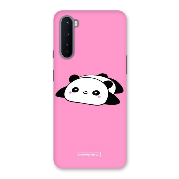 Cute Lazy Panda Back Case for OnePlus Nord