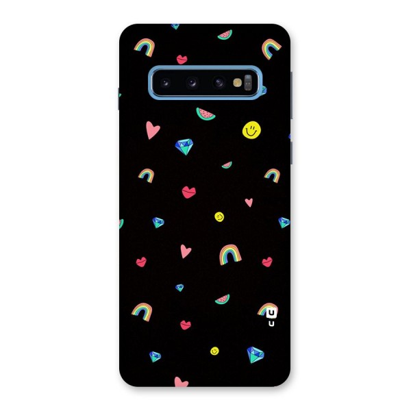 Cute Multicolor Shapes Back Case for Galaxy S10