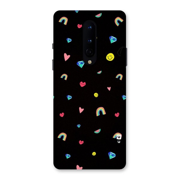 Cute Multicolor Shapes Back Case for OnePlus 8