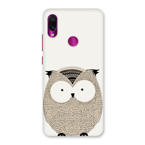 Cute Owl Back Case for Redmi Note 7 Pro