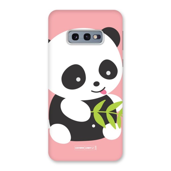 Cute Panda Pink Back Case for Galaxy S10e