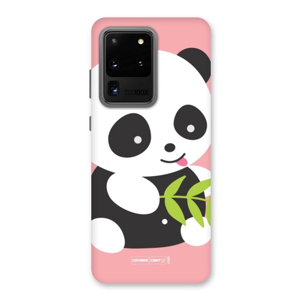 Cute Panda Pink Back Case for Galaxy S20 Ultra