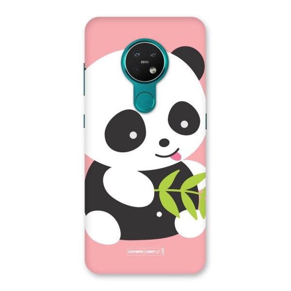 Cute Panda Pink Back Case for Nokia 7.2
