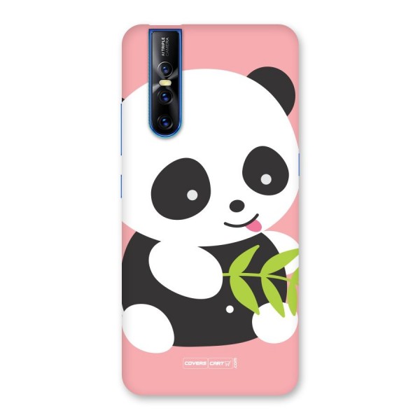 Cute Panda Pink Back Case for Vivo V15 Pro