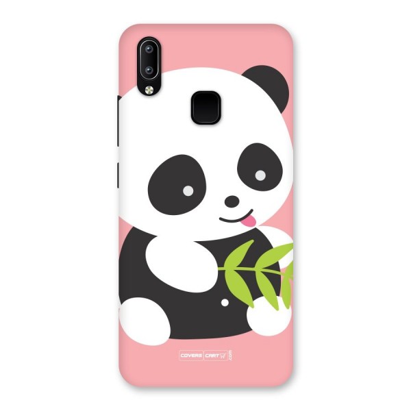 Cute Panda Pink Back Case for Vivo Y95