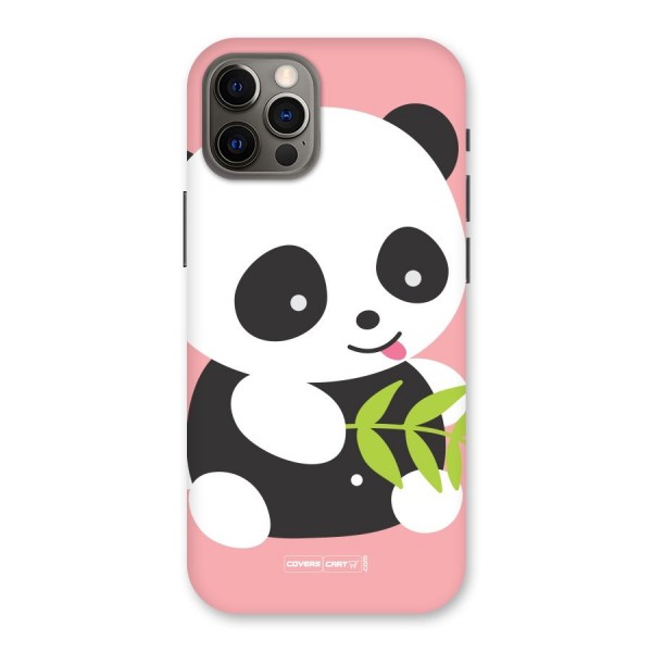 Cute Panda Pink Back Case for iPhone 12 Pro