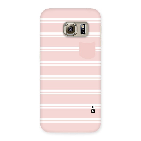 Cute Pocket Striped Back Case for Samsung Galaxy S6 Edge Plus