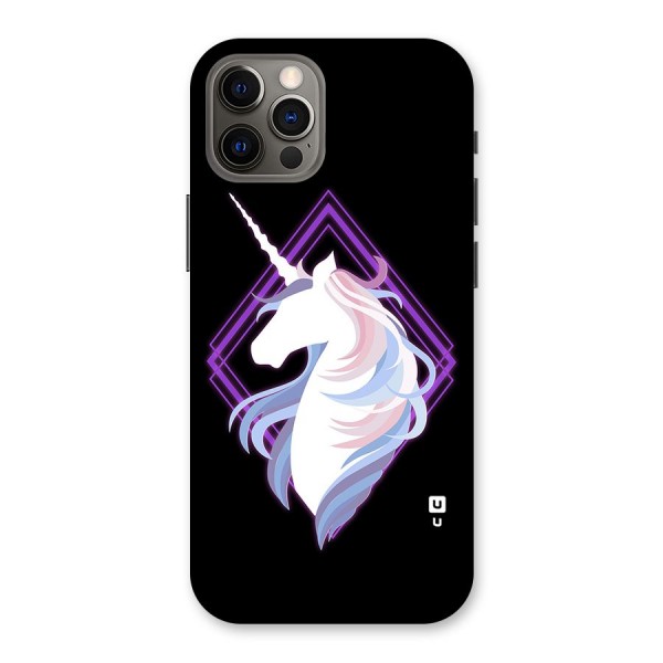 Cute Unicorn Illustration Back Case for iPhone 12 Pro