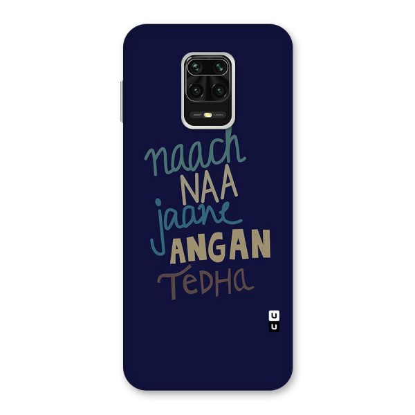 Dance Words Back Case for Redmi Note 9 Pro