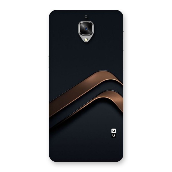 Dark Gold Stripes Back Case for OnePlus 3T