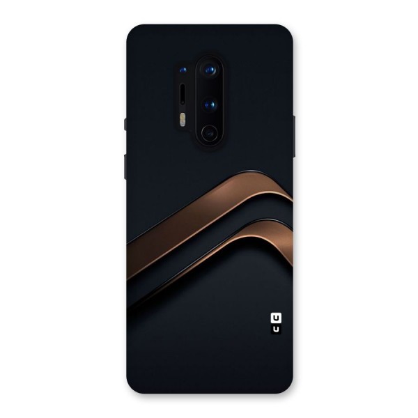 Dark Gold Stripes Back Case for OnePlus 8 Pro