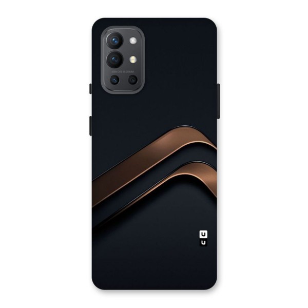 Dark Gold Stripes Back Case for OnePlus 9R