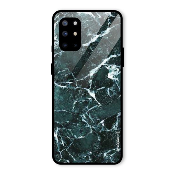 Dark Green Marble Glass Back Case for OnePlus 8T